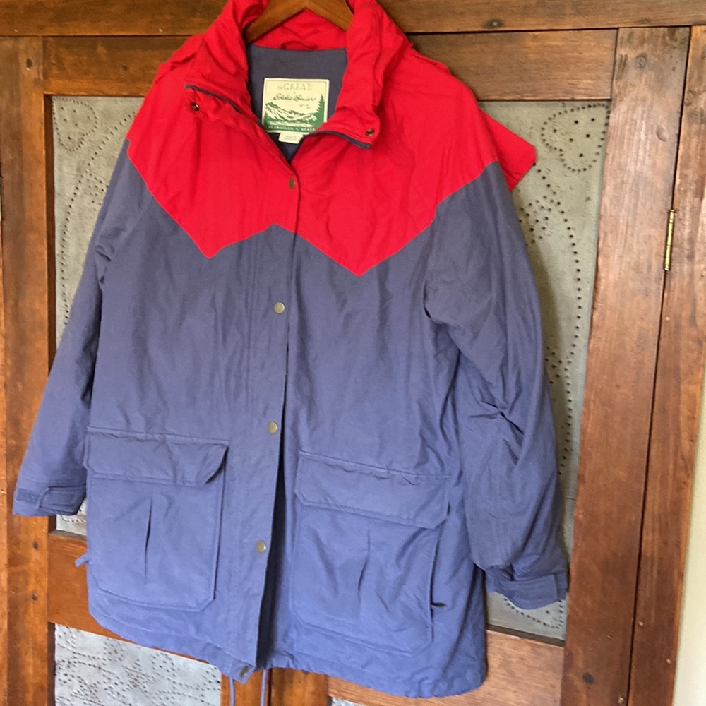 The Great Eddie Bauer Parka Jacket Size Large L - Picture 7 of 14